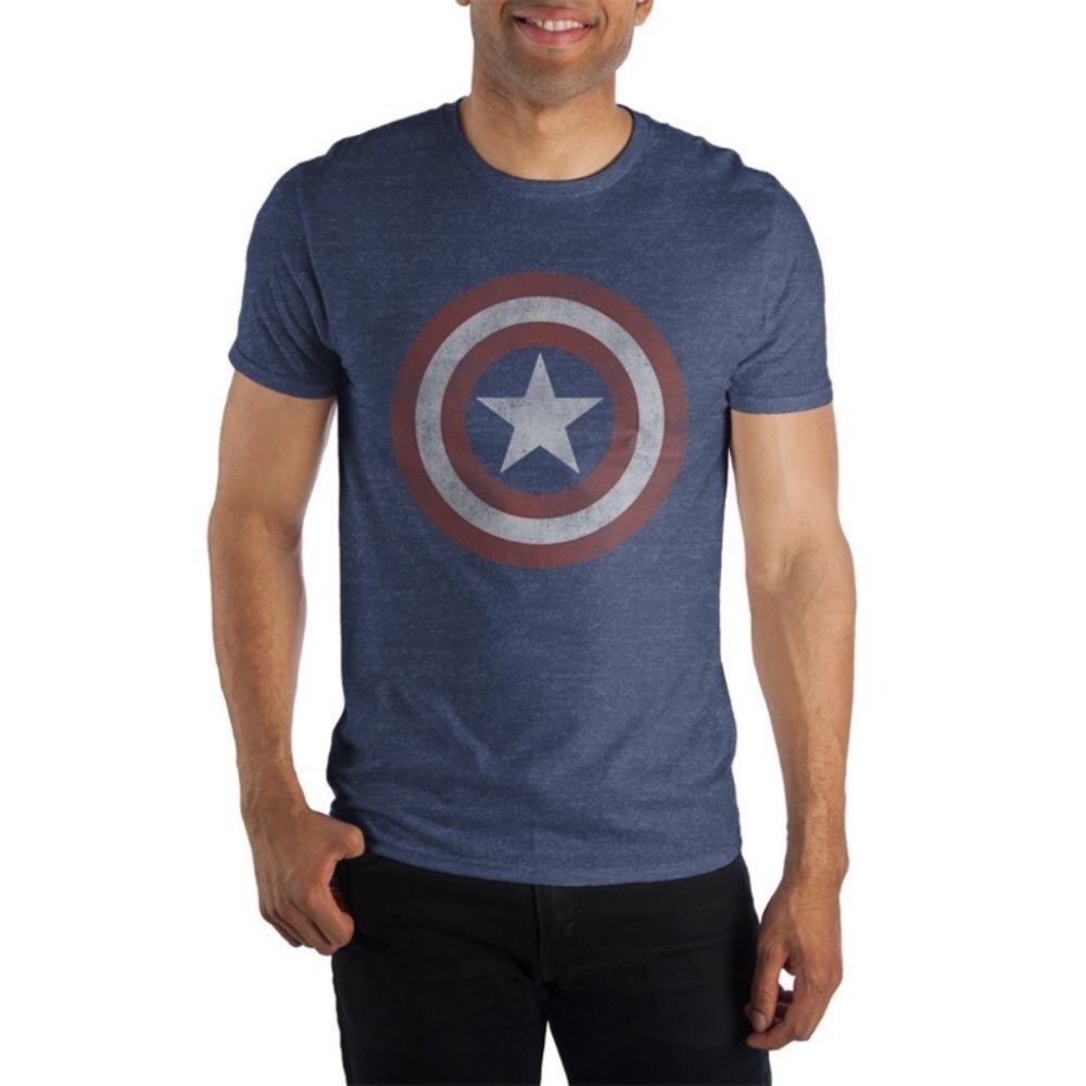 Marvel Captain America Graphic T Shirt Small